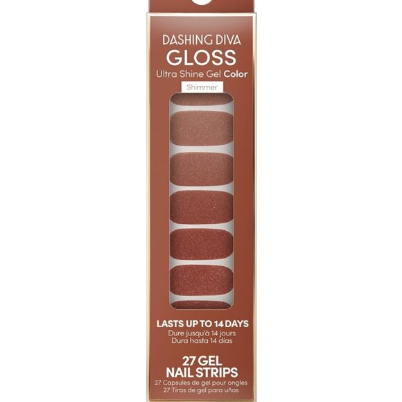 Dashing Diva Other - Dashing Diva Gloss Nail Strips - Solar Sepia